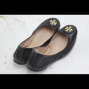 Tory Burch flats! Worn once! Size 6.5
